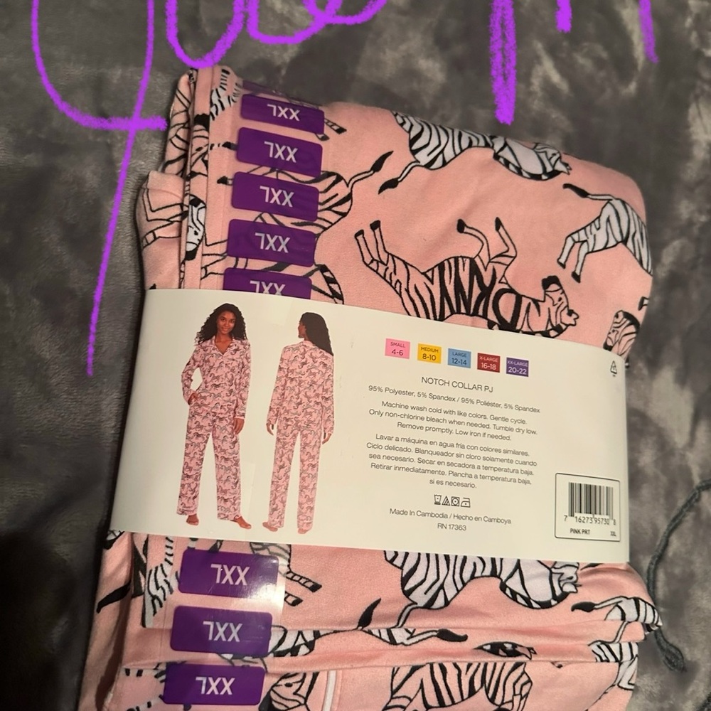 Plus size PJ set new